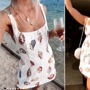 Show Me Your Mumu Steph Mini Dress, Shell Pattern, size small